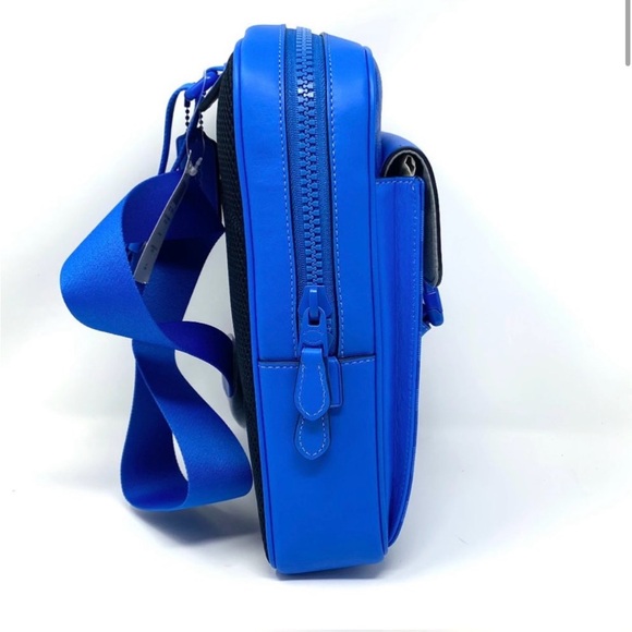 Coach Track Pack Signature Backpack in Royal Blue - Picture 4 of 5